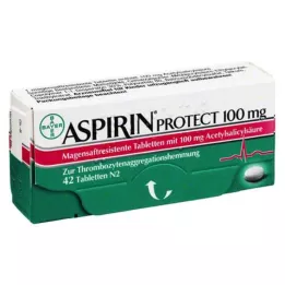 ASPIRIN Protect 100 mg gastroresistente tabletter, 42 stk