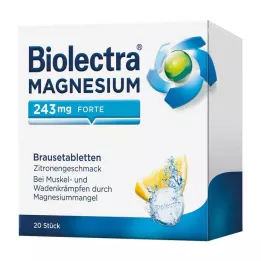 BIOLECTRA Magnesium 243 mg forte Sitron Br.-Tabl., 20 stk