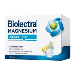 BIOLECTRA Magnesium 243 mg forte Sitron Br.-Tabl., 60 stk