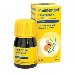 PINIMENTHOL Kaldt bad for barn fra 2 år, Eucalyptus, 30 ml