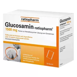 GLUCOSAMIN-RATIOPHARM 1500 mg pulver til oral administrering, 30 stk