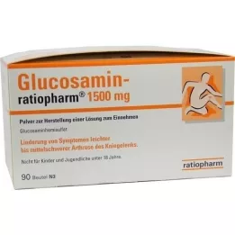 Glukosamin Ratiopharm 1500 mg, 90 stk