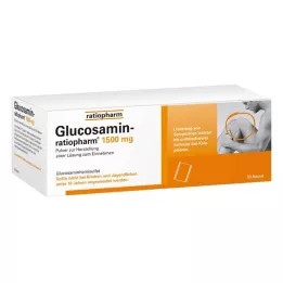 GLUCOSAMIN-RATIOPHARM 1500 mg pulver til oral administrering, 90 stk