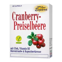 CRANBERRY PREISELBEERE kapsler, 60 stk