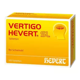 VERTIGO HEVERT SL Tabletter, 100 stk
