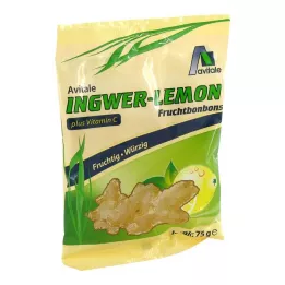 INGWER LEMON Bonbons+vitamin C, 75 g