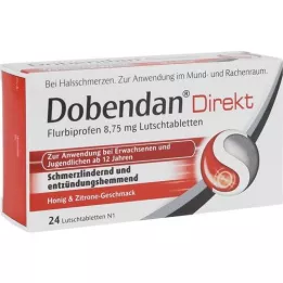 DOBENDAN Direkt Flurbiprofen 8,75 mg Lutschtabl., 24 stk