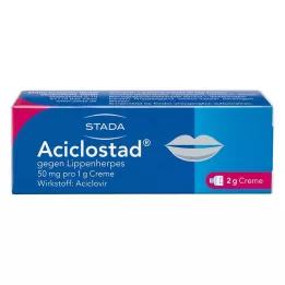 ACICLOSTAD Krem mot forkjølelsessår, 2 g