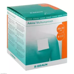 ASKINA Gaze komprimerer 10x20 cm steril, 25X2 stk