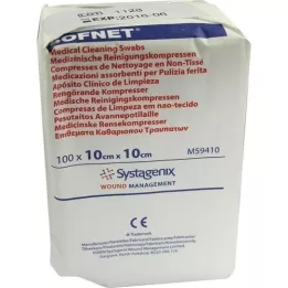 Softnet Stoma 10x10cm Unstering Compresses, 100 stk