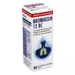 BROMHEXIN 12 BC Orale dråper, 30 ml