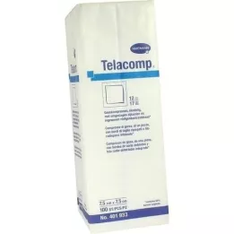 TELACOMP komprimerer 7,5x7,5 cm 12x, 100 stk