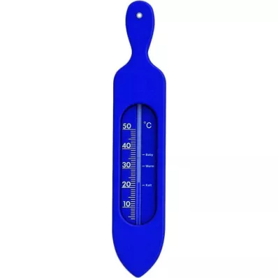 BADETHERMOMETER Plast blå, 1 stk BADETHERMOMETER Plast blå, 1 stk