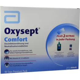 Oxysept Comfort 90 dager Premium Pack Combi Pack, 1 P