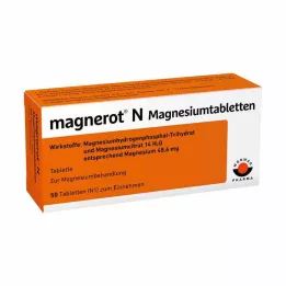 MAGNEROT N Magnesiumtabletter, 50 stk