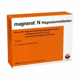 MAGNEROT N Magnesiumtabletter, 100 stk