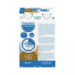 FRESUBIN 2 kcal Fiber DRINK Cappuccino drikkeflaske, 24X200 ml