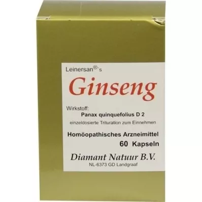GINSENG kapsler, 60 stk