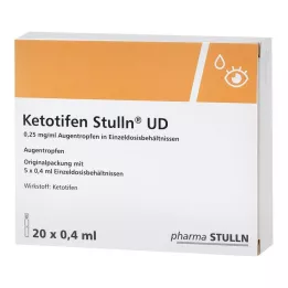 KETOTIFEN Stulln UD Øyedråper enkeltdose pip., 20X0,4 ml