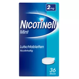 NICOTINELL Pastiller 2 mg mynte, 36 stk