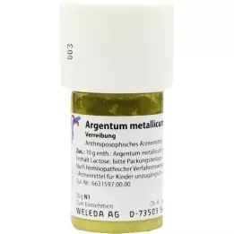 ARGENTUM METALLICUM Praeparatum D 10 Triturasjon, 20 g