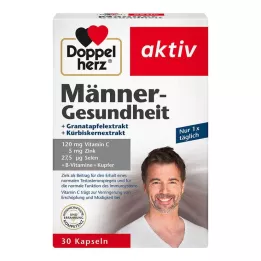 DOPPELHERZ Helsekapsler for menn, 30 stk