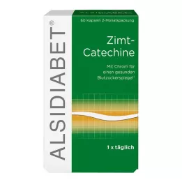 ALSIDIABET Kanel katekiner for diabetes type II kapsler, 60 stk