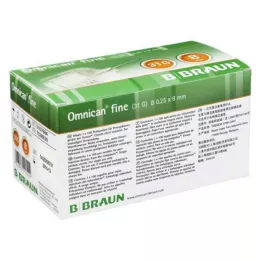 OMNICAN fin pennkanyle 31 G 0,25x8 mm, 100 stk