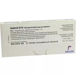 GALENIT D 10 Ampoules, 8 stk