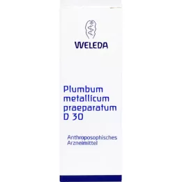 Plumbum Metallicum Praep. D 30 triturering, 20 g