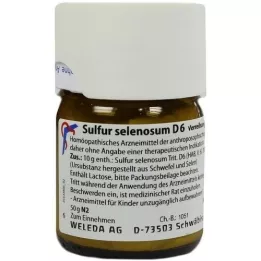 SULFUR SELENOSUM D 6 Triturasjon, 50 g