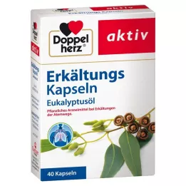 DOPPELHERZ Kalde kapsler eukalyptusolje, 40 stk