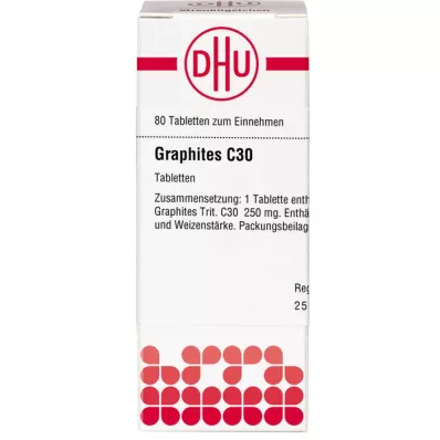 GRAPHITES C 30 tabletter, 80 stk