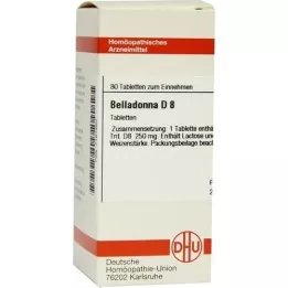 BELLADONNA D 8 tabletter, 80 stk