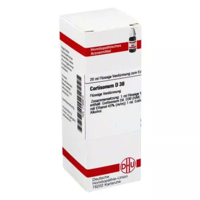 CORTISONUM D 30 Fortynning, 20 ml CORTISONUM D 30 Fortynning, 20 ml