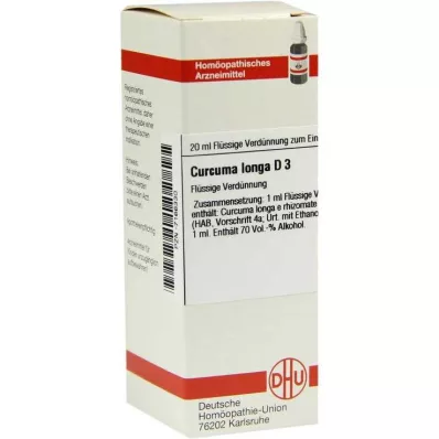 CURCUMA LONGA D 3 Fortynning, 20 ml