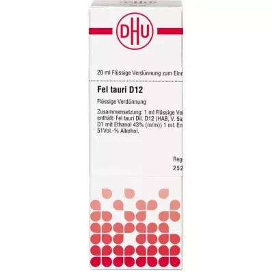 FEL TAURI D 12 Fortynning, 20 ml FEL TAURI D 12 Fortynning, 20 ml