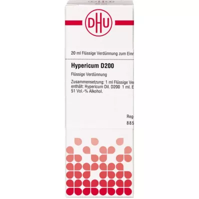 HYPERICUM D 200 Fortynning, 20 ml HYPERICUM D 200 Fortynning, 20 ml