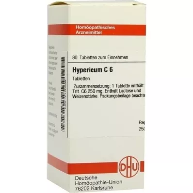 HYPERICUM C 6 tabletter, 80 stk
