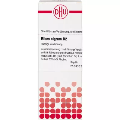 RIBES NIGRUM D 2 Fortynning, 50 ml RIBES NIGRUM D 2 Fortynning, 50 ml