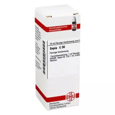 SEPIA C 30 Fortynning, 20 ml SEPIA C 30 Fortynning, 20 ml