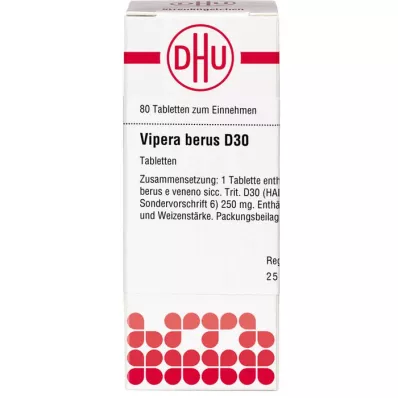 Vipera Berus D30, 80 stk Vipera Berus D30, 80 stk