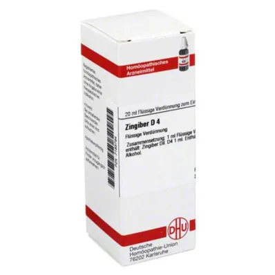 ZINGIBER D 4 Fortynning, 20 ml ZINGIBER D 4 Fortynning, 20 ml
