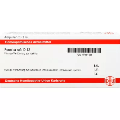 Formica Rufa D12, 50x1 ml Formica Rufa D12, 50x1 ml