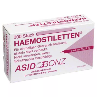 HEMOSTILETTER, 1X200 stk