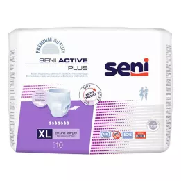 SENI Aktiv pluss inkontinens slip en gang XL, 10 stk