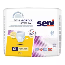 SENI Aktiv normal inkontinens slip en gang XL, 10 stk