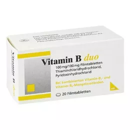 VITAMIN B DUO Filmbelagte tabletter, 20 stk