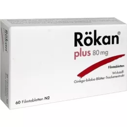 RÖKAN pluss 80 mg filmbelagte tabletter, 60 stk