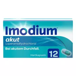 IMODIUM akutte harde kapsler, 12 stk